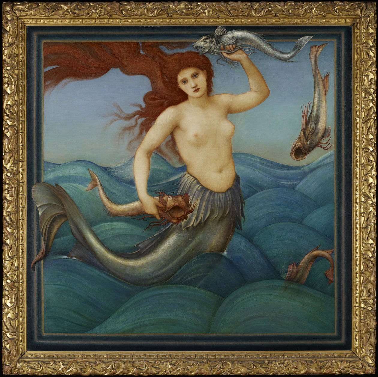 A Sea-Nymph by Edward Burne Jones