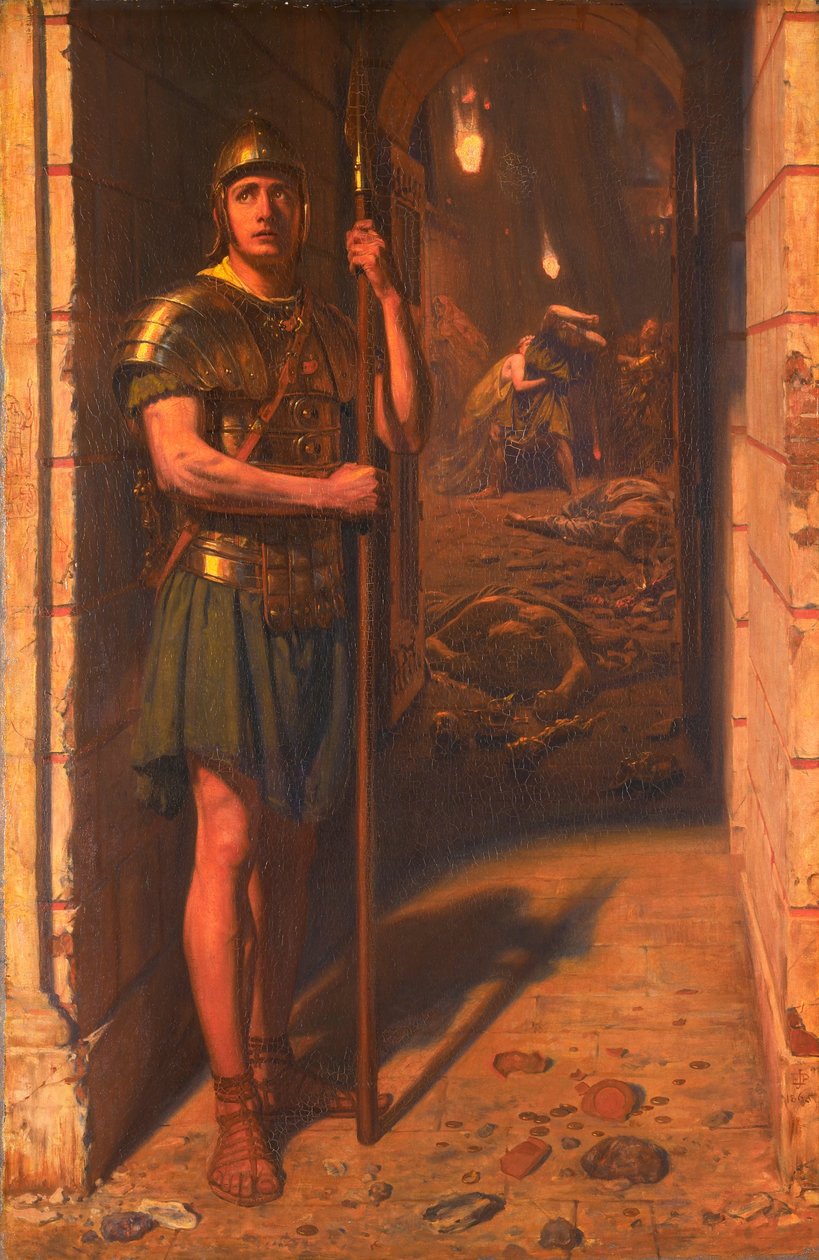 Faithful Unto Death by Edward John Poynter