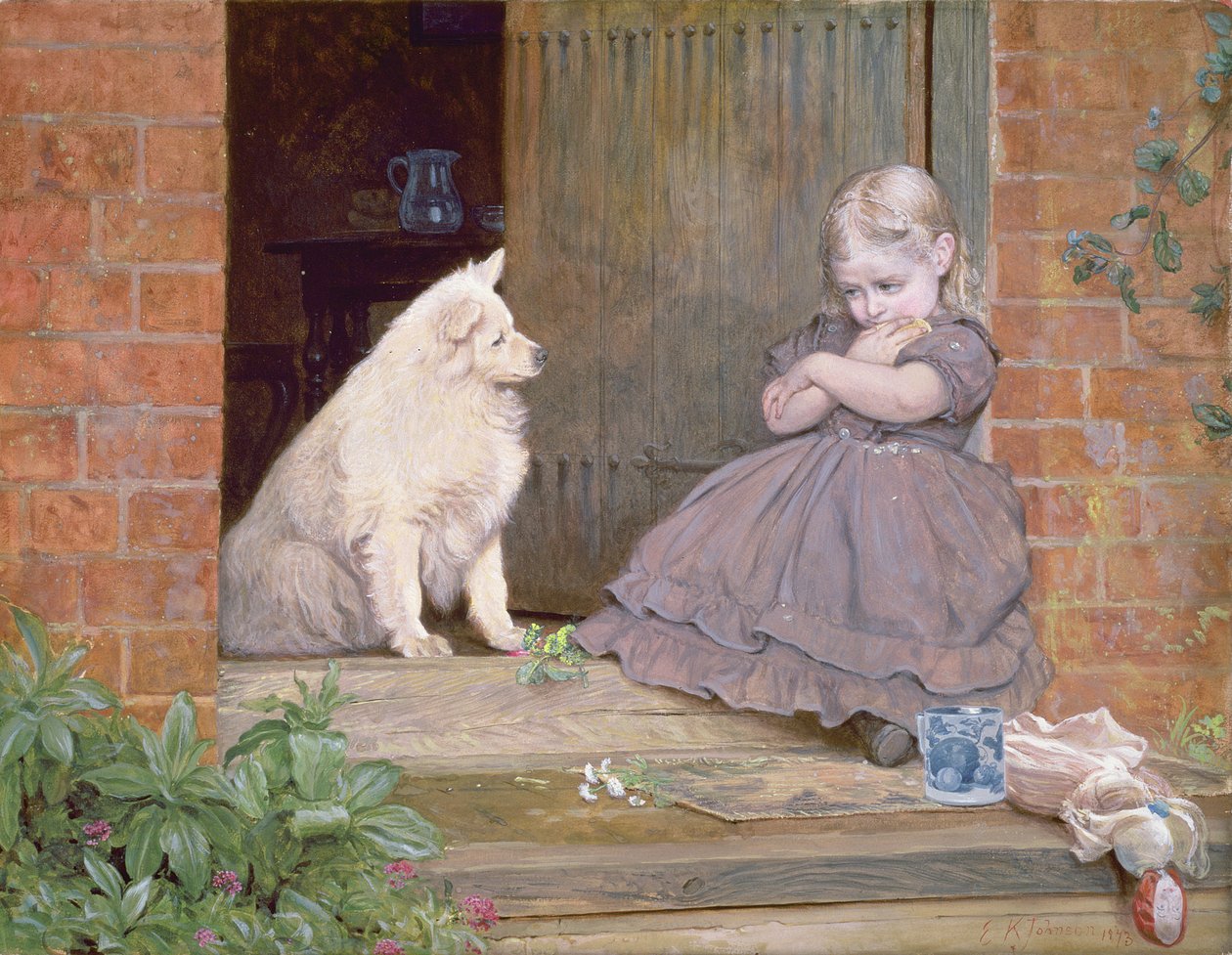 Tea Time, 1873 by Edward Killingworth Johnson