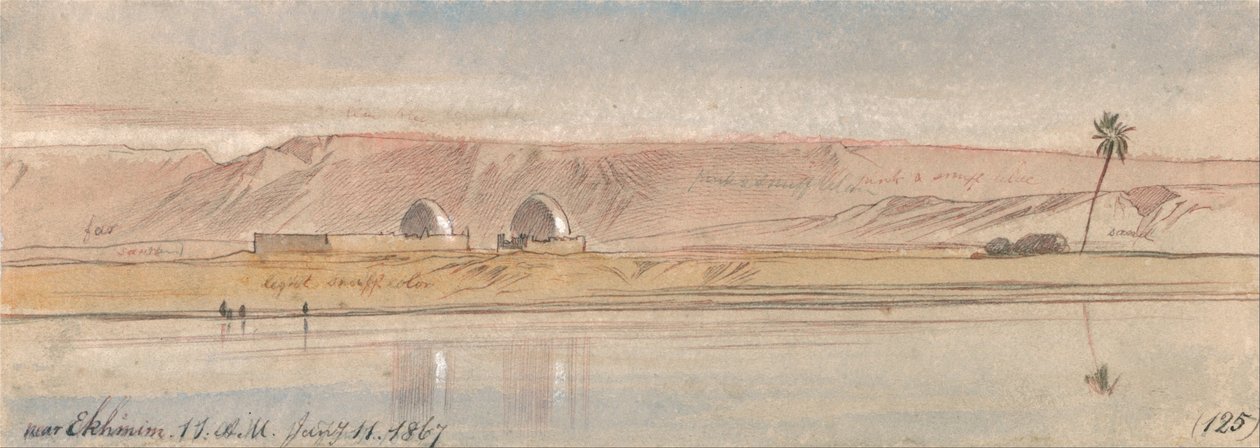 Near Ekhmim by Edward Lear