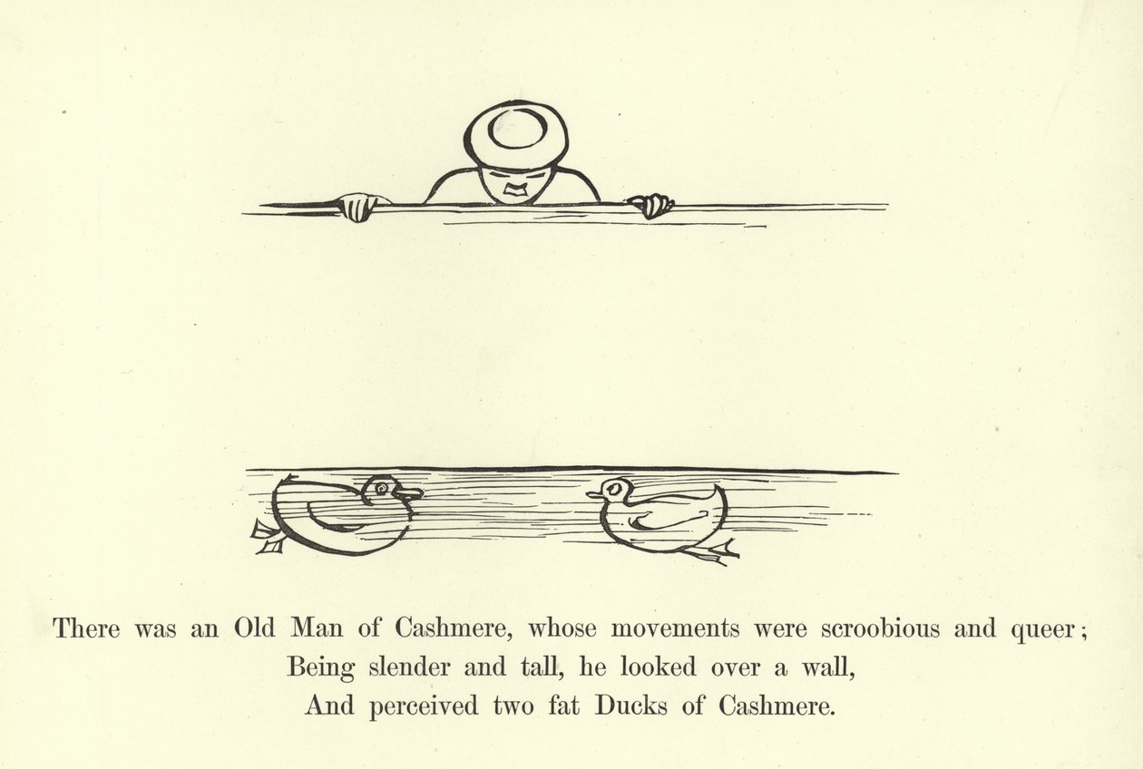 There was an Old Man of Cashmere, Whose Movements were Scroobious and Queer by Edward Lear