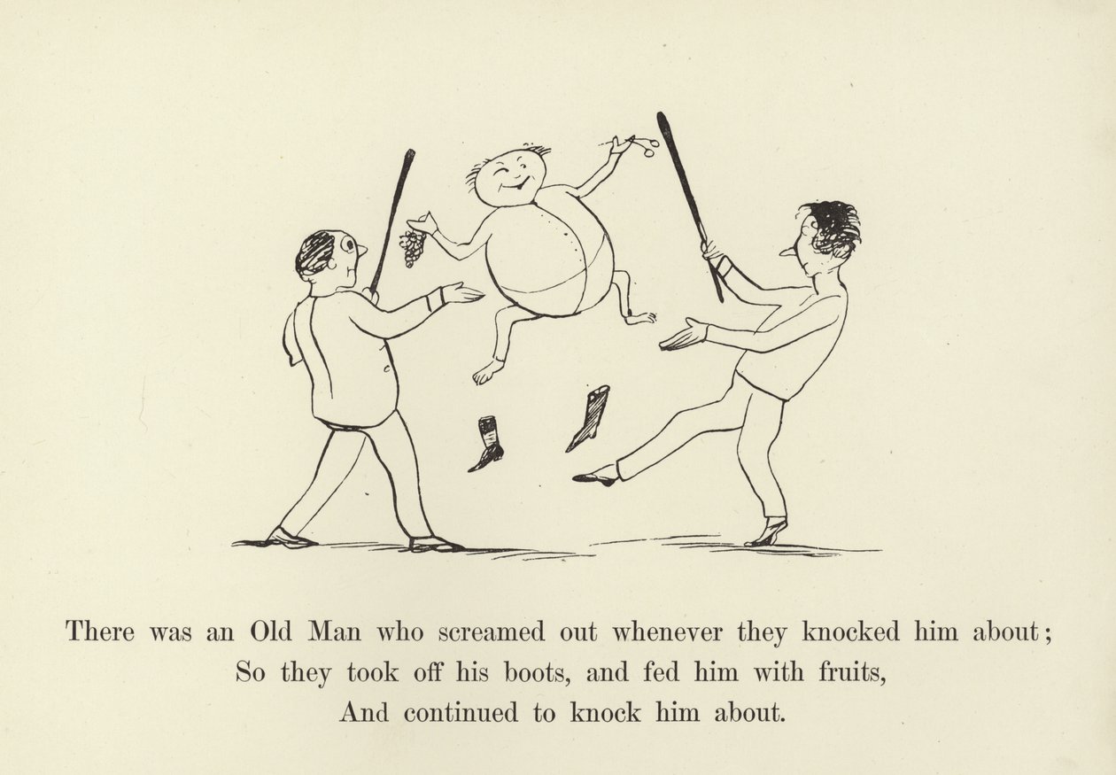 There Was an Old Man, Who Screamed Out Whenever They Knocked Him About by Edward Lear