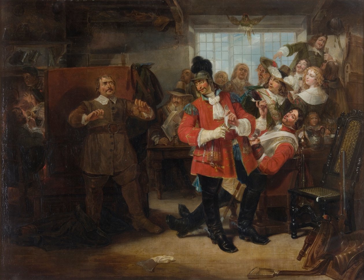 Sergeant Bothwell Challenging Balfour by Edward Matthew Ward