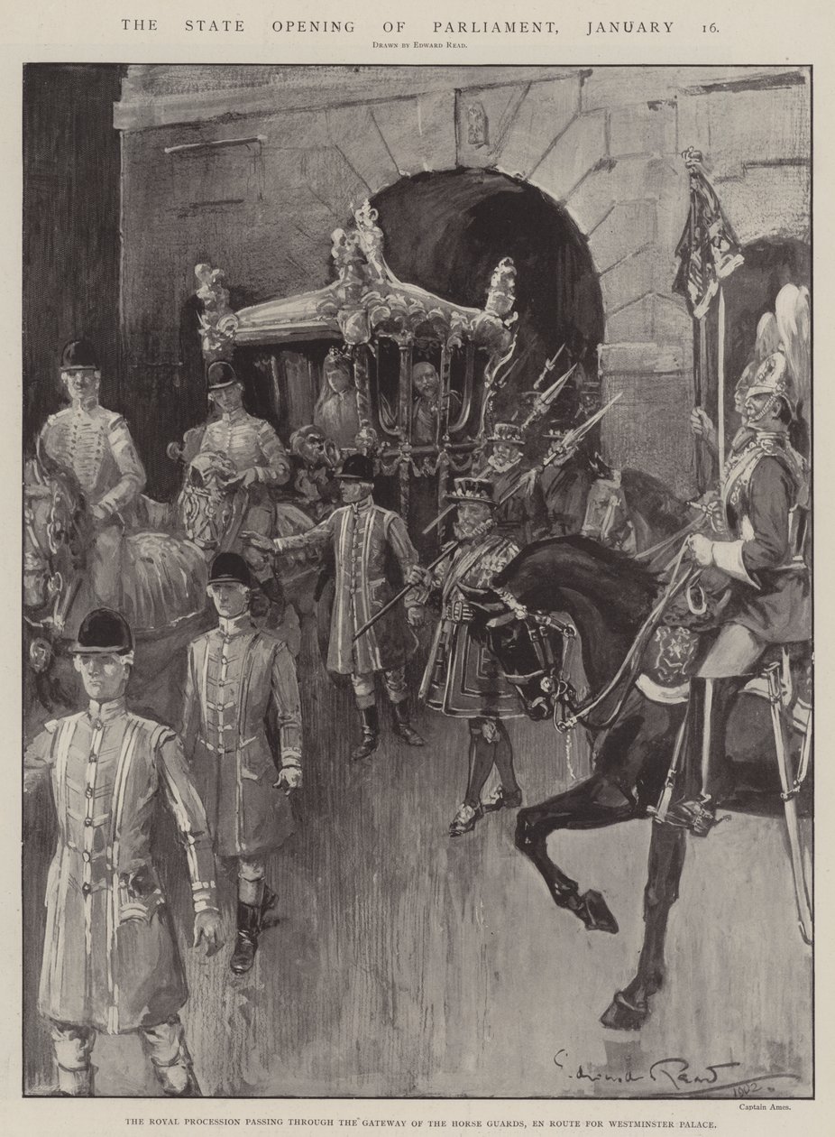 The State Opening of Parliament, 16 January by Edward Read