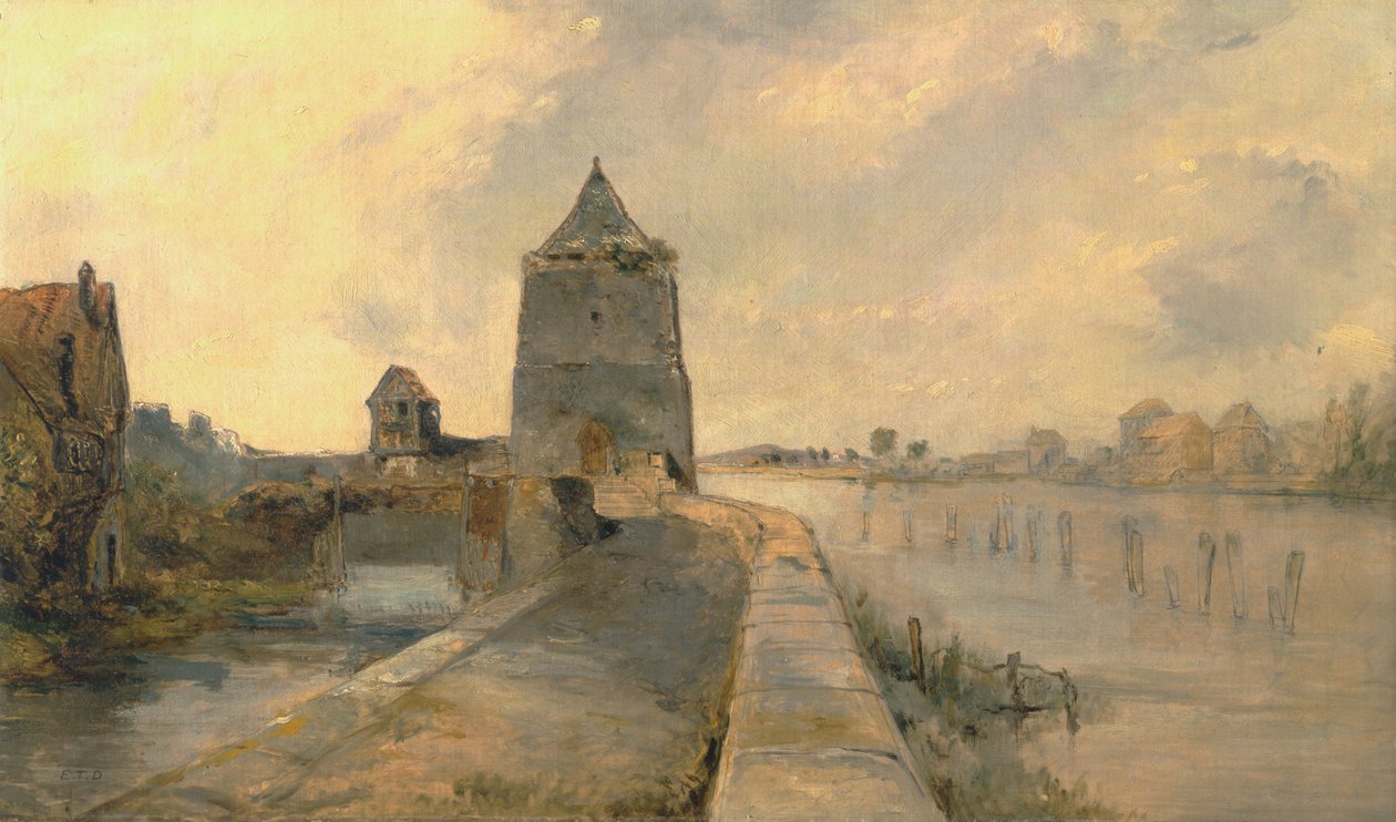 The Rhine at Constance by Rev. Edward Thomas Daniell