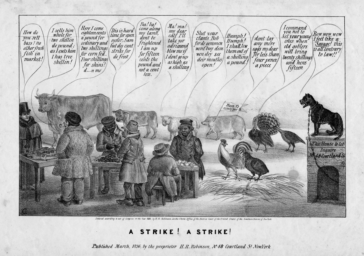 A strike! A strike! by Edward Williams Clay