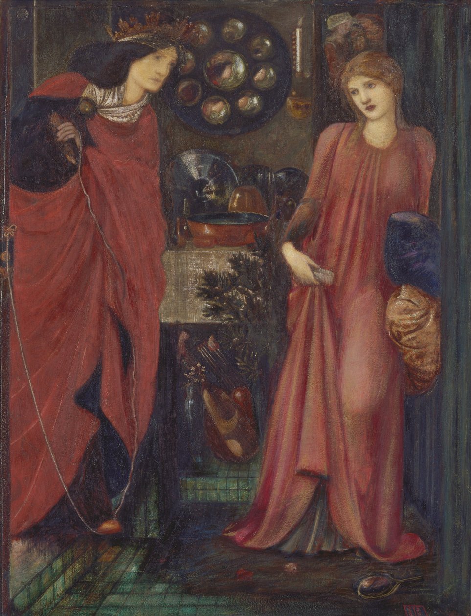 Fair Rosamund and Queen Eleanor by Edward Burne Jones
