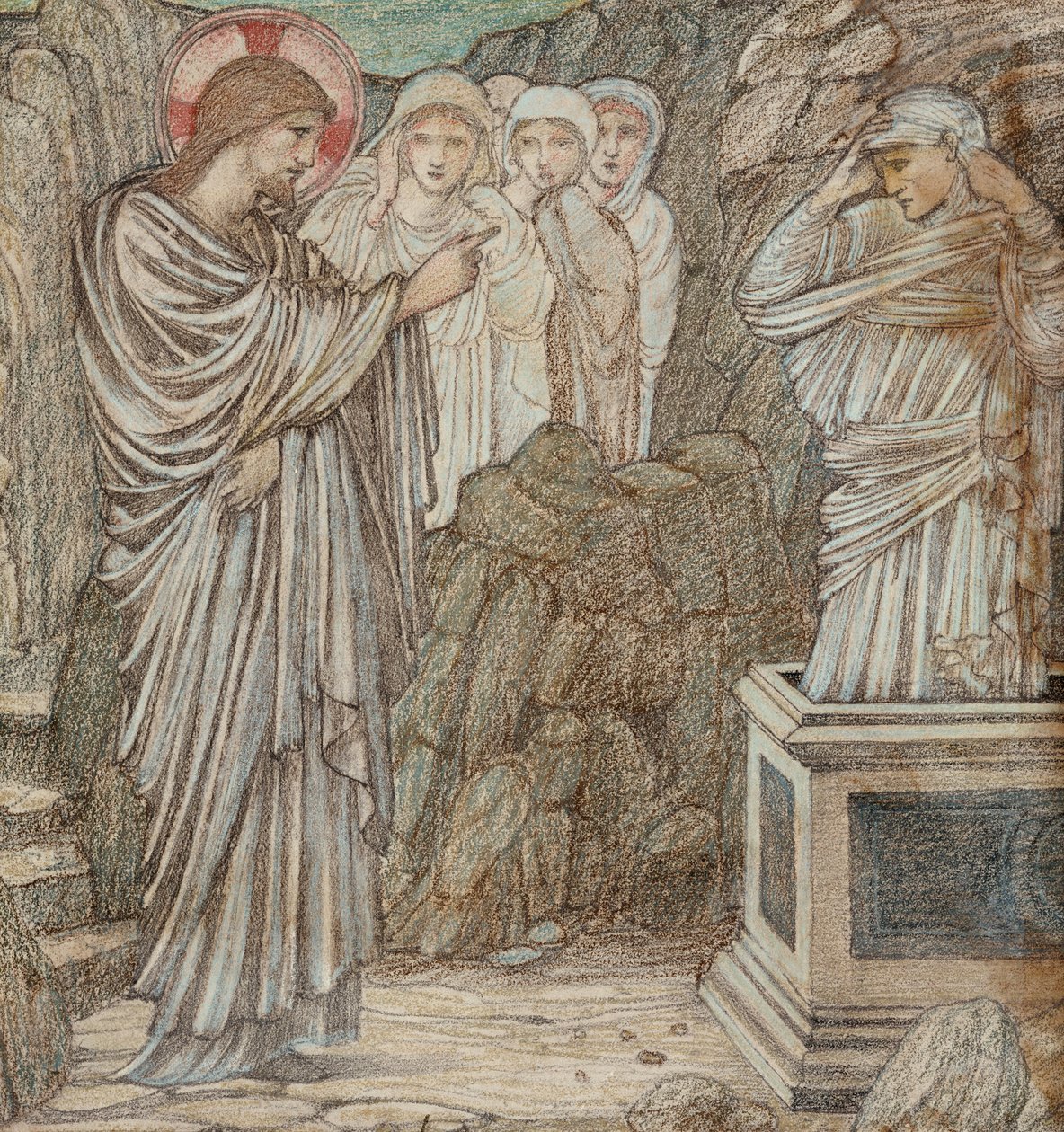 The Raising of Lazarus by Edward Burne Jones
