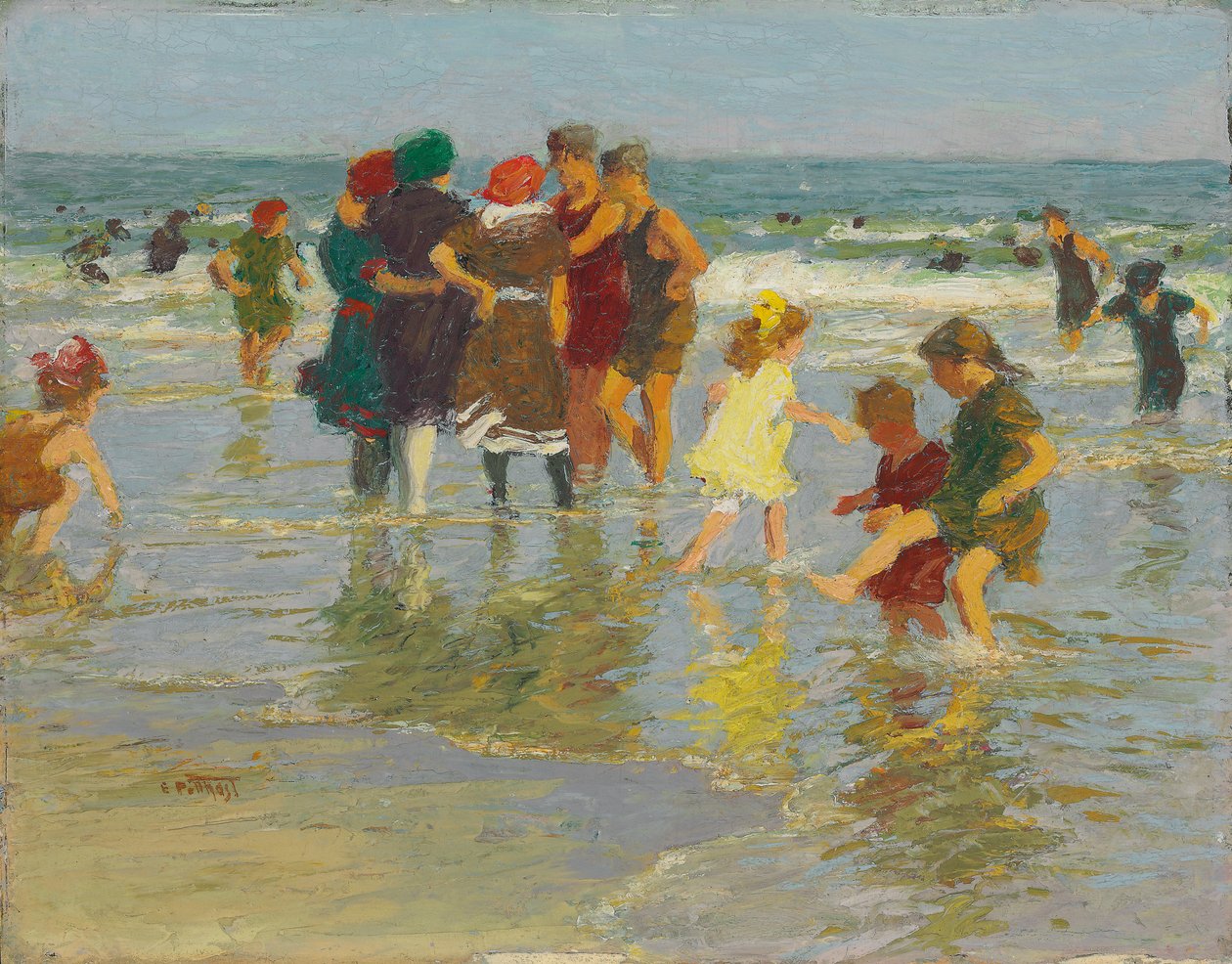 Beach Scene by Edward Henry Potthast