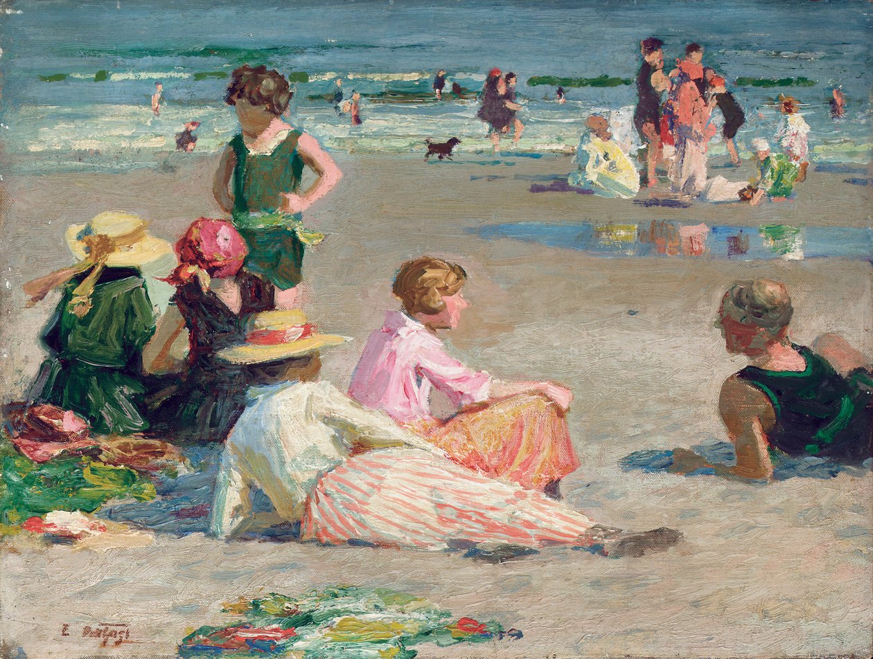 Manhattan Beach by Edward Henry Potthast