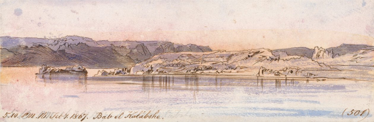 Bab el Kalabshe by Edward Lear