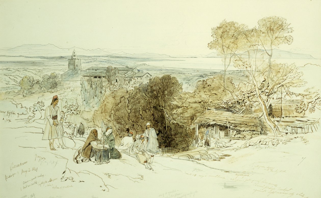 Camerino by Edward Lear