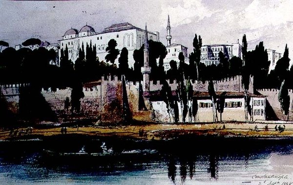 Constantinople by Edward Lear