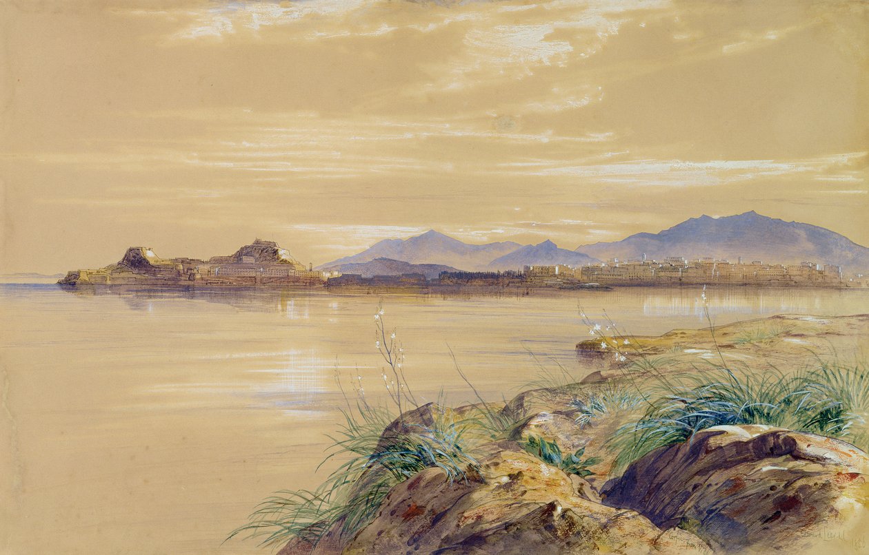 Corfu by Edward Lear