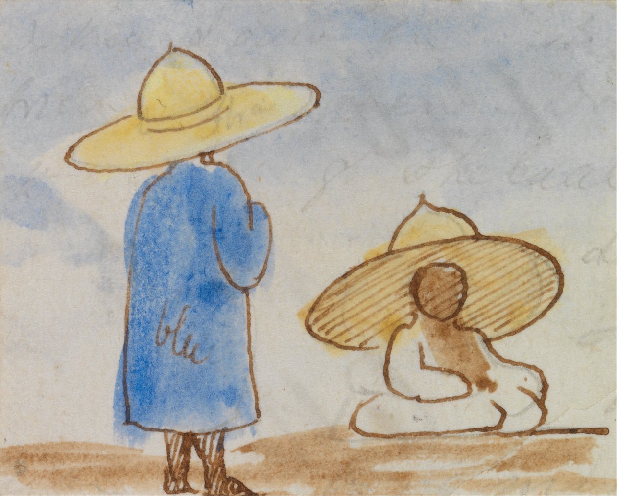 Egyptian Men by Edward Lear