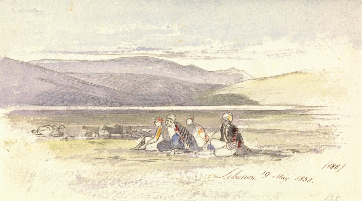Lebanon by Edward Lear