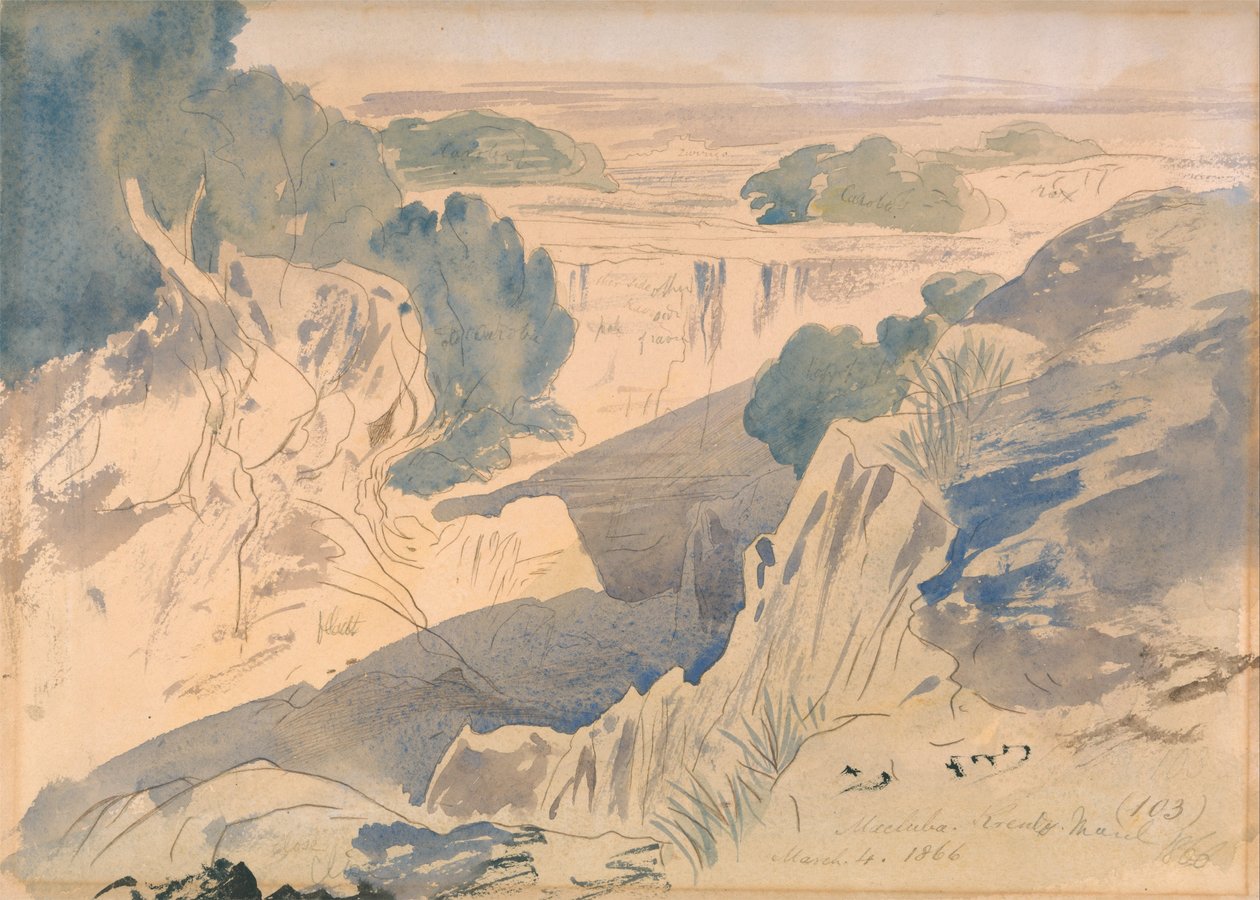 Mqabba, Qrendi by Edward Lear