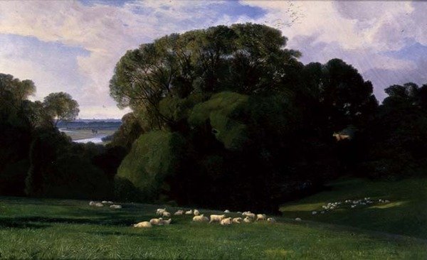 Nuneham by Edward Lear