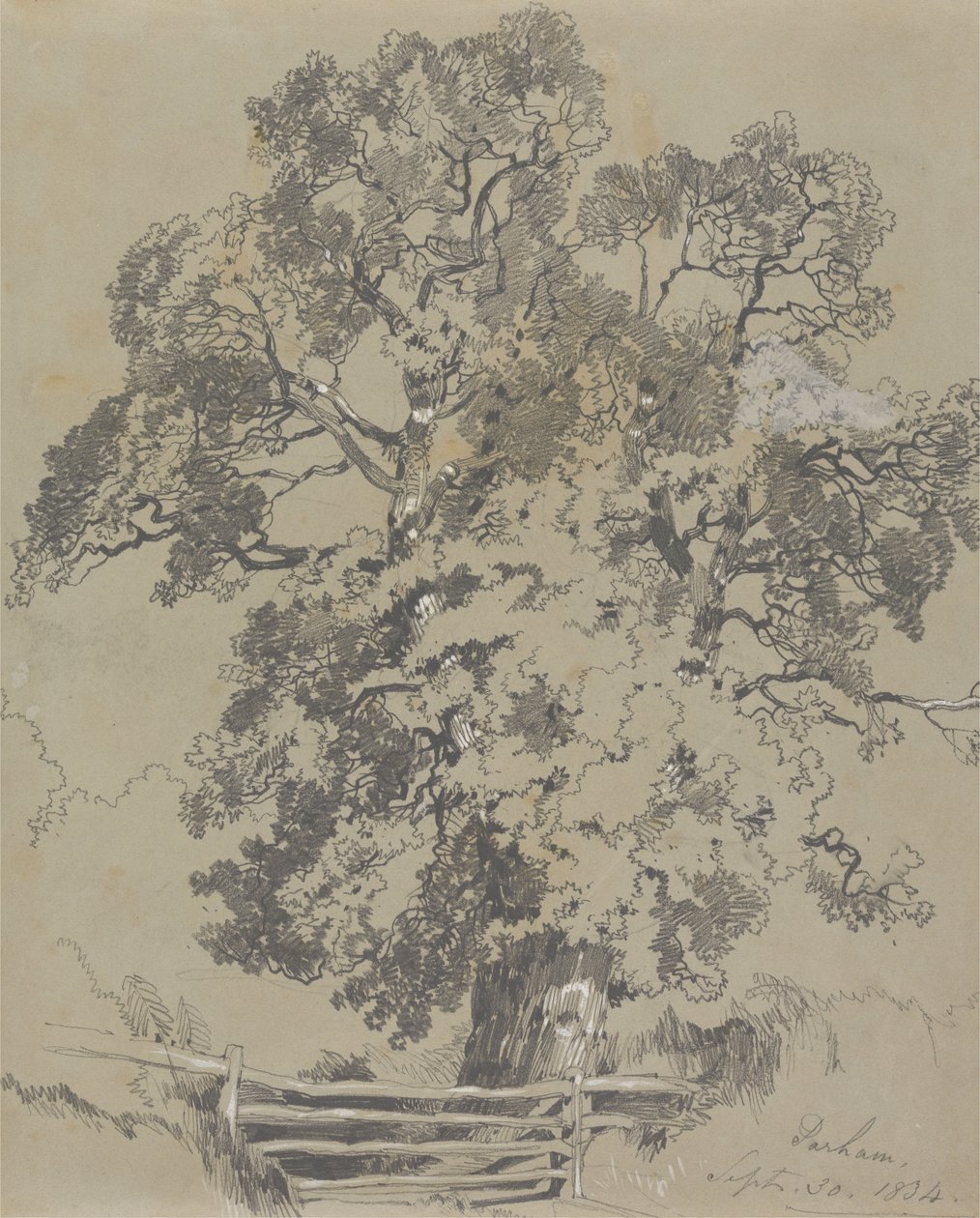 Parham, 30 September 1834 by Edward Lear
