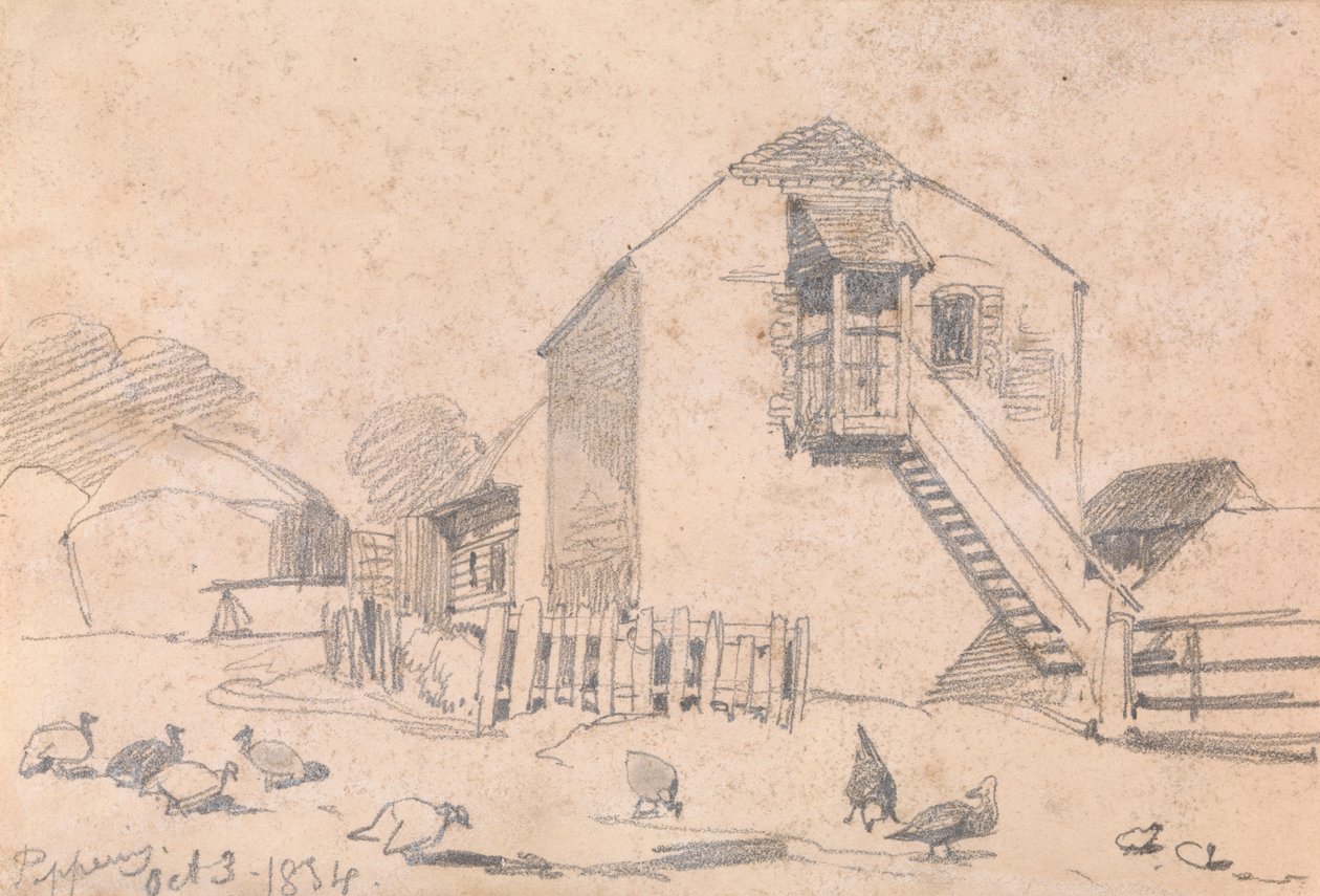 Peppering, Oct. 3-1834 by Edward Lear