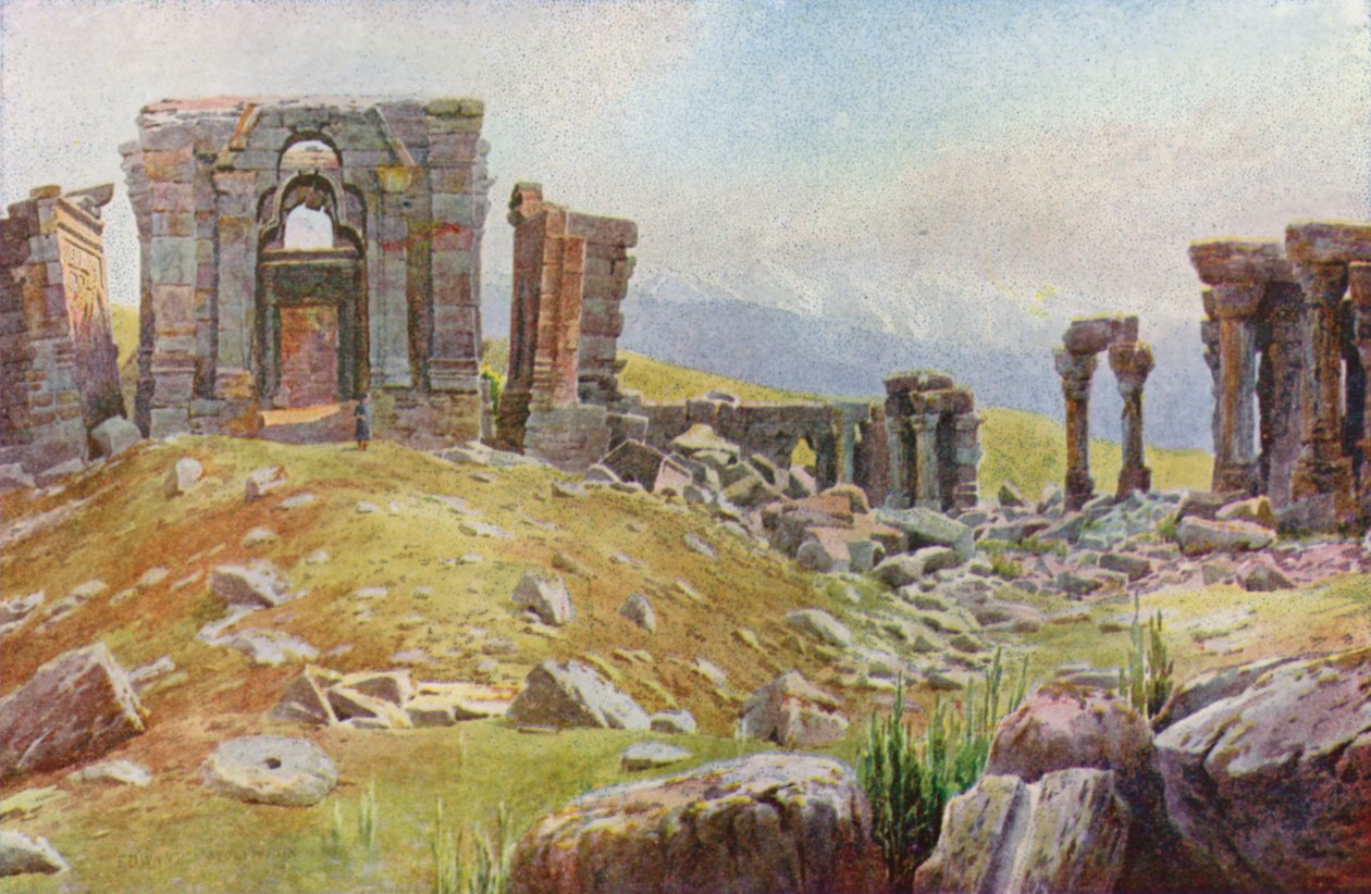 The Ruins of Martand by Edward Mary Joseph Molyneux