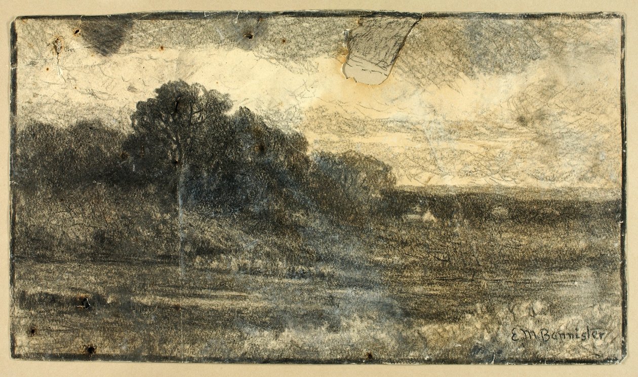 Landscape with Trees by Edward Mitchell Bannister