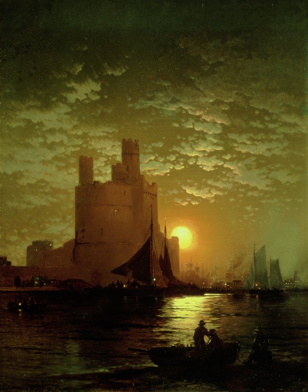 Moonlit Scene by Edward Moran