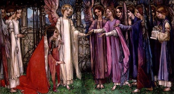 St. Catherine by Edward Reginald Frampton