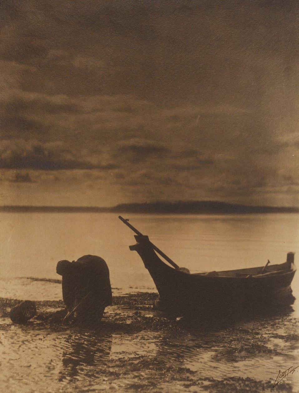The Clam Digger by Edward S. Curtis