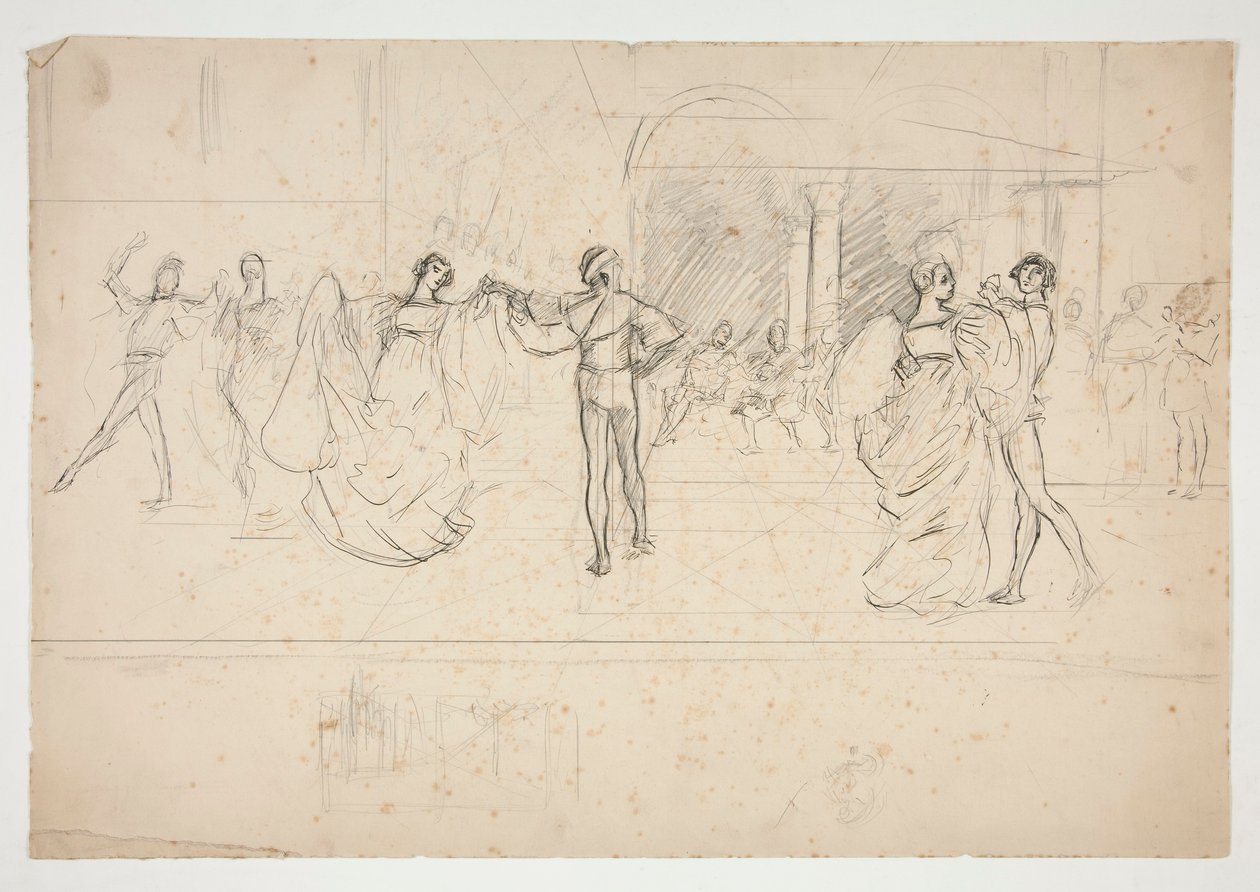 Composition Study by Edwin Austin Abbey