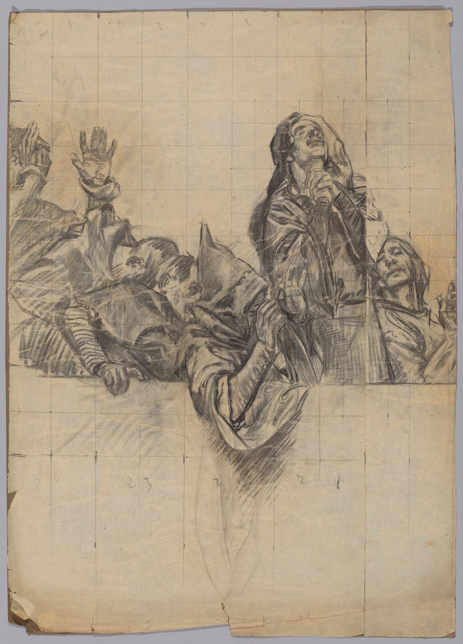 Figure Study by Edwin Austin Abbey