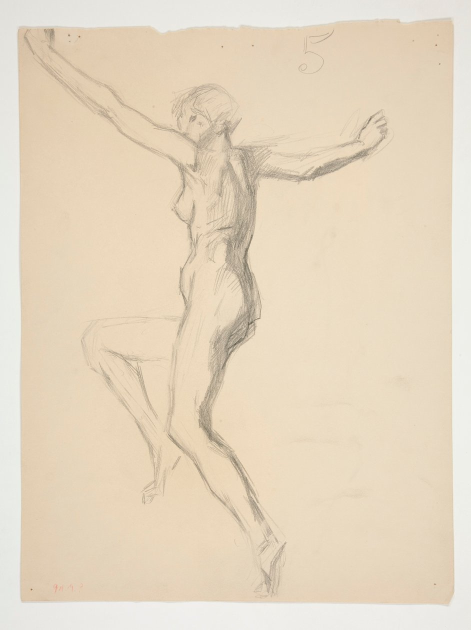 Figure Study by Edwin Austin Abbey
