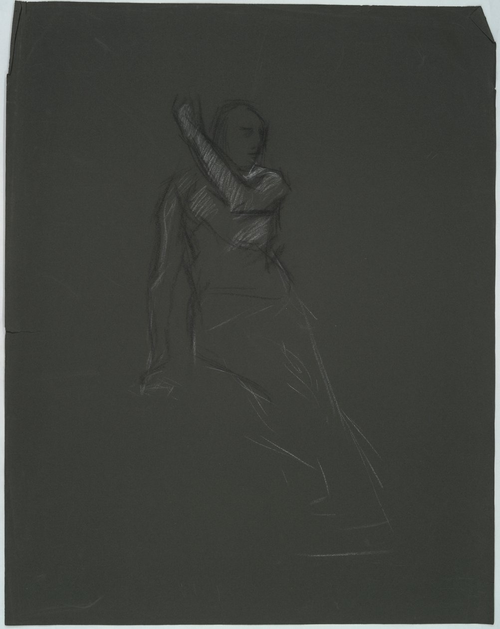Possible figure study by Edwin Austin Abbey