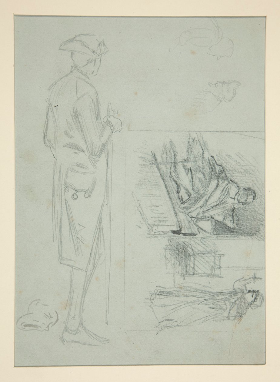Sheet of Sketches by Edwin Austin Abbey