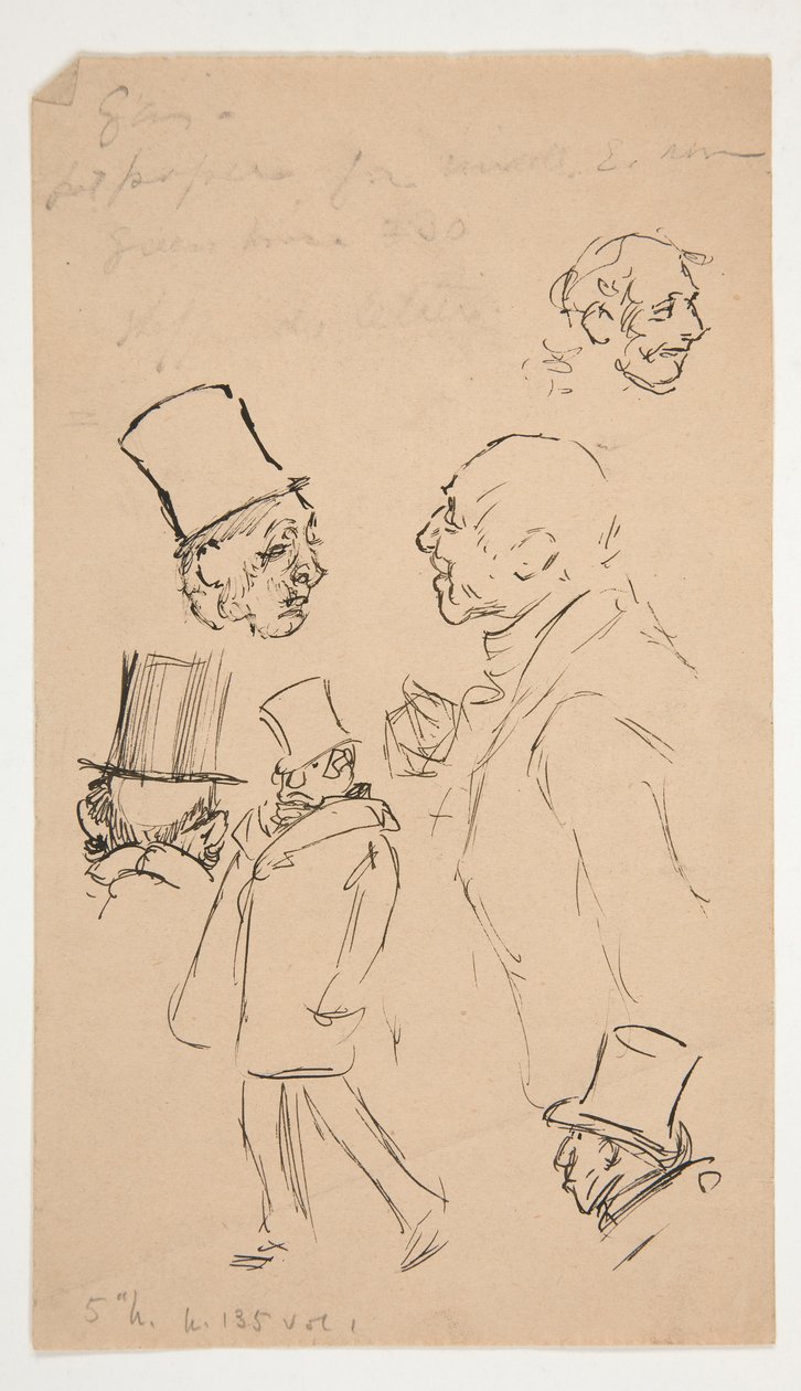 Sheet of Sketches by Edwin Austin Abbey