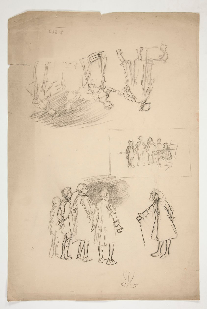 Sheet of Studies by Edwin Austin Abbey