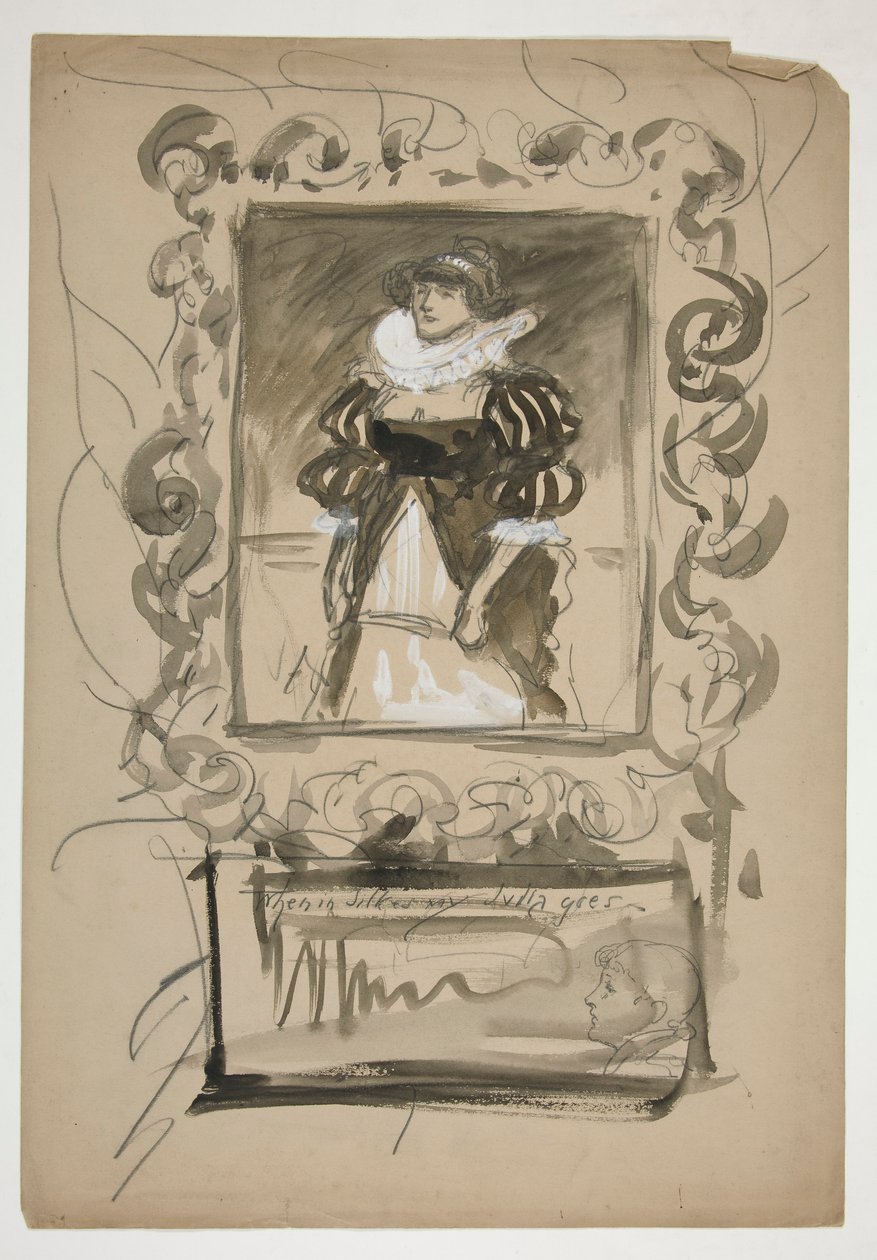 Study by Edwin Austin Abbey