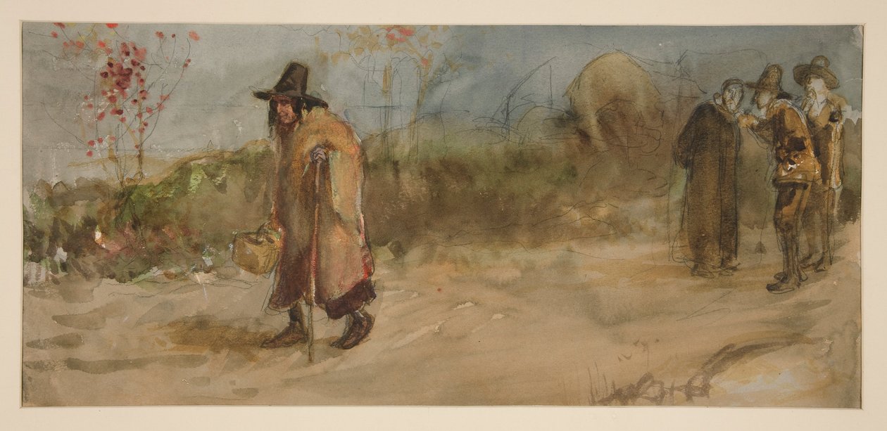 Study for by Edwin Austin Abbey
