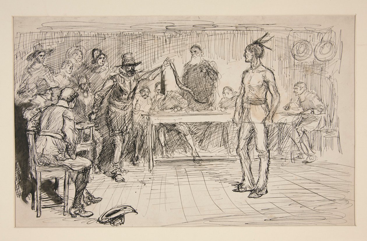 Study for Miles Standish by Edwin Austin Abbey