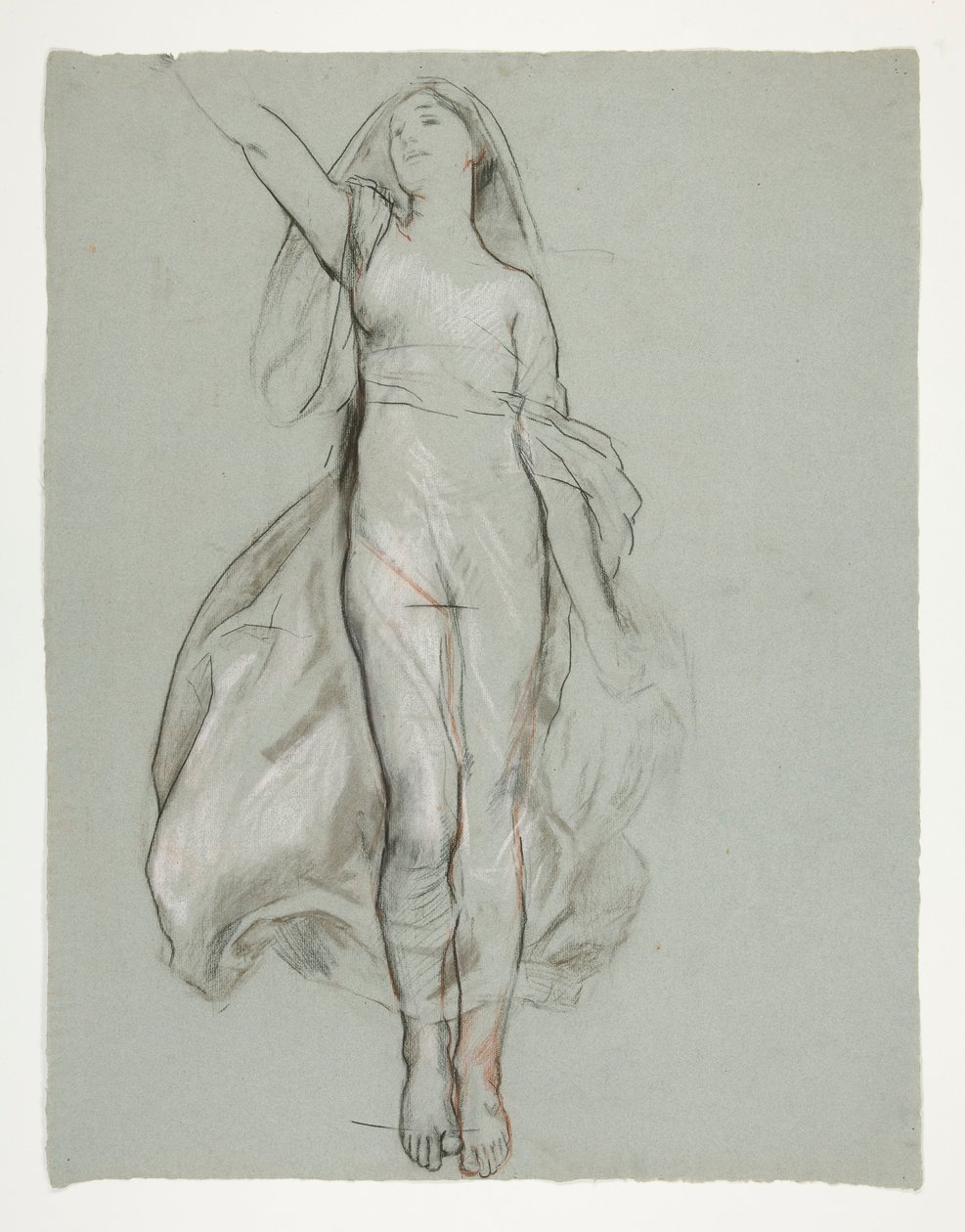 Study for Central Figure by Edwin Austin Abbey