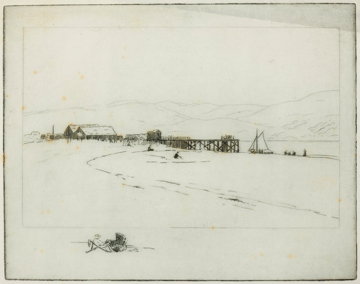 The Pier by Edwin Butler Bayliss
