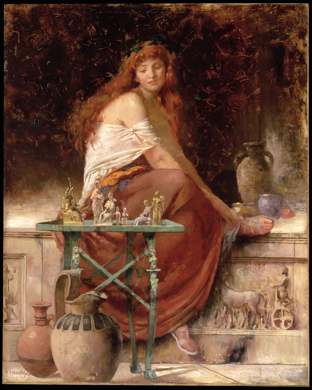Red Haired Beauty by Edwin Howland Blashfield
