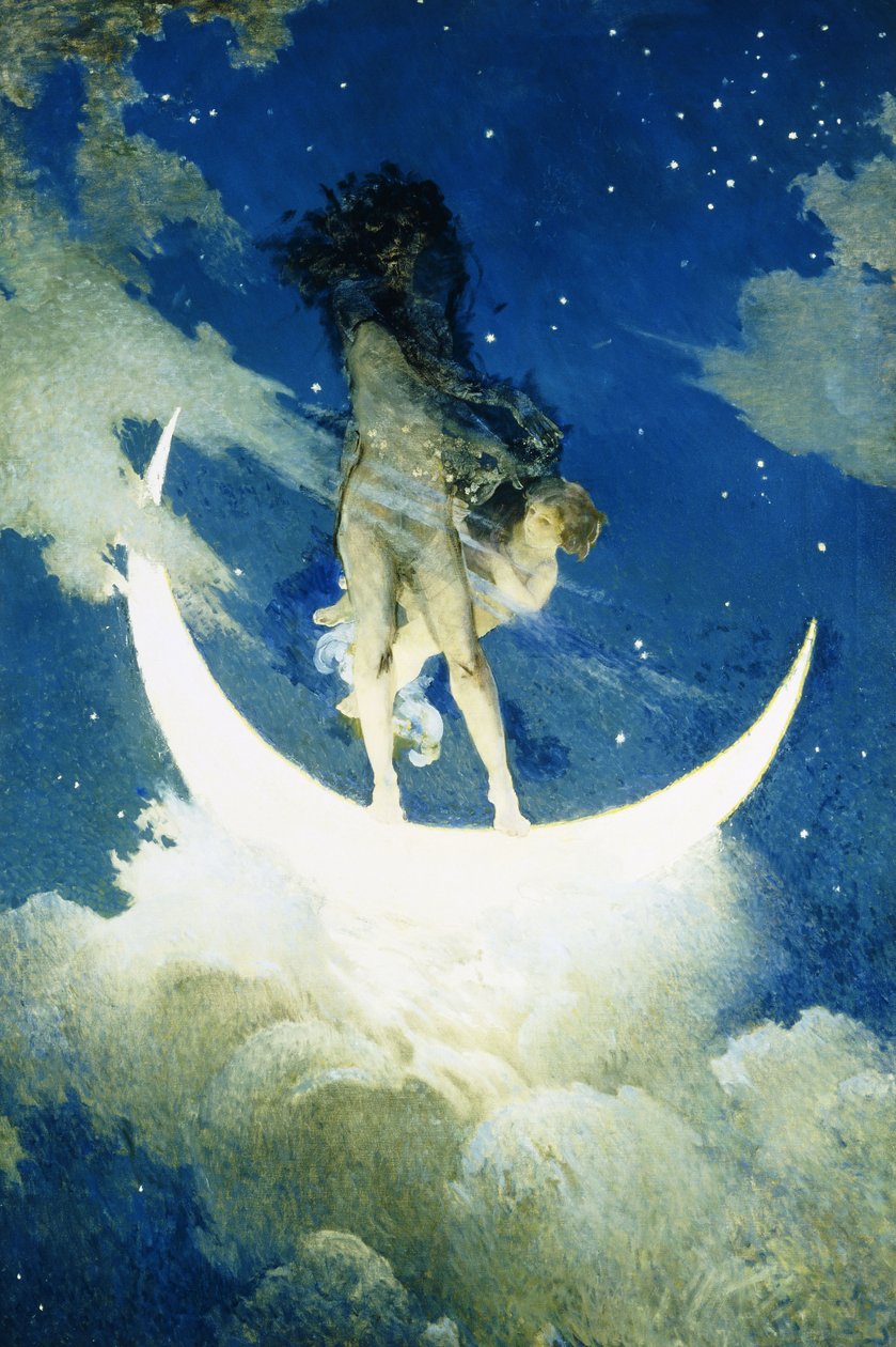 The Moon and the Stars by Edwin Howland Blashfield