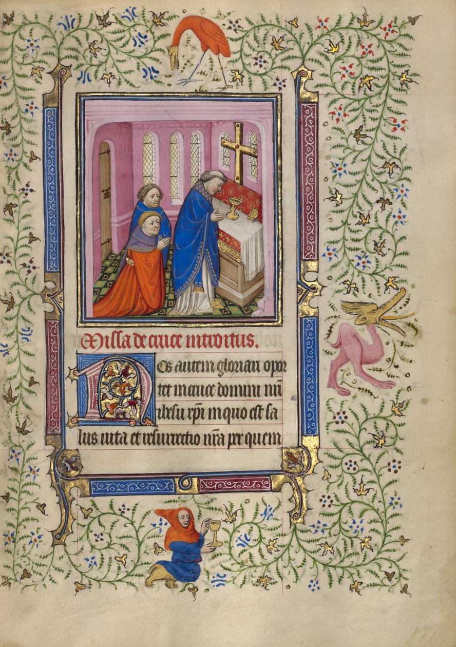 A Priest Celebrating Mass by Egerton Master