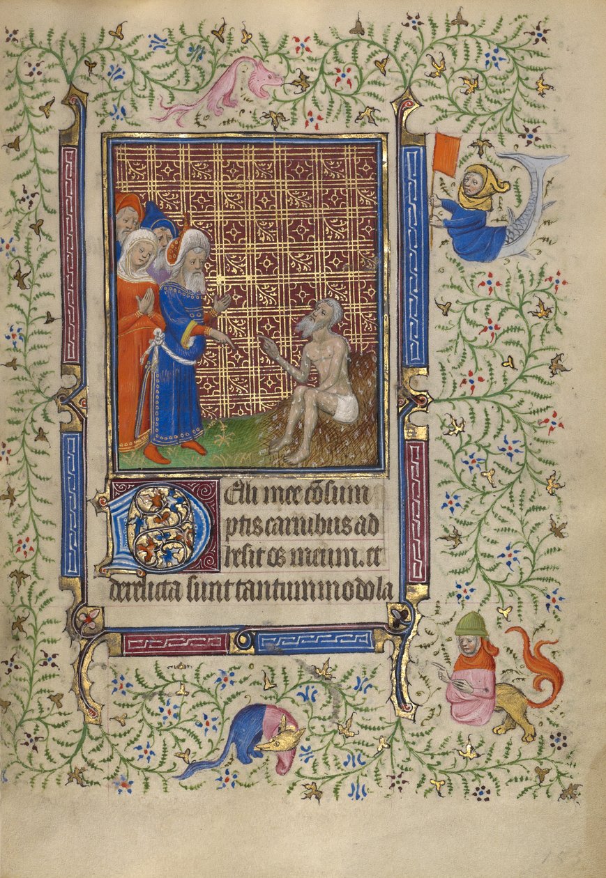 Job Derided by His Wife and Friends by Egerton Master