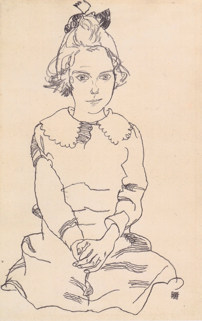 Portrait of Maria Steiner by Egon Schiele