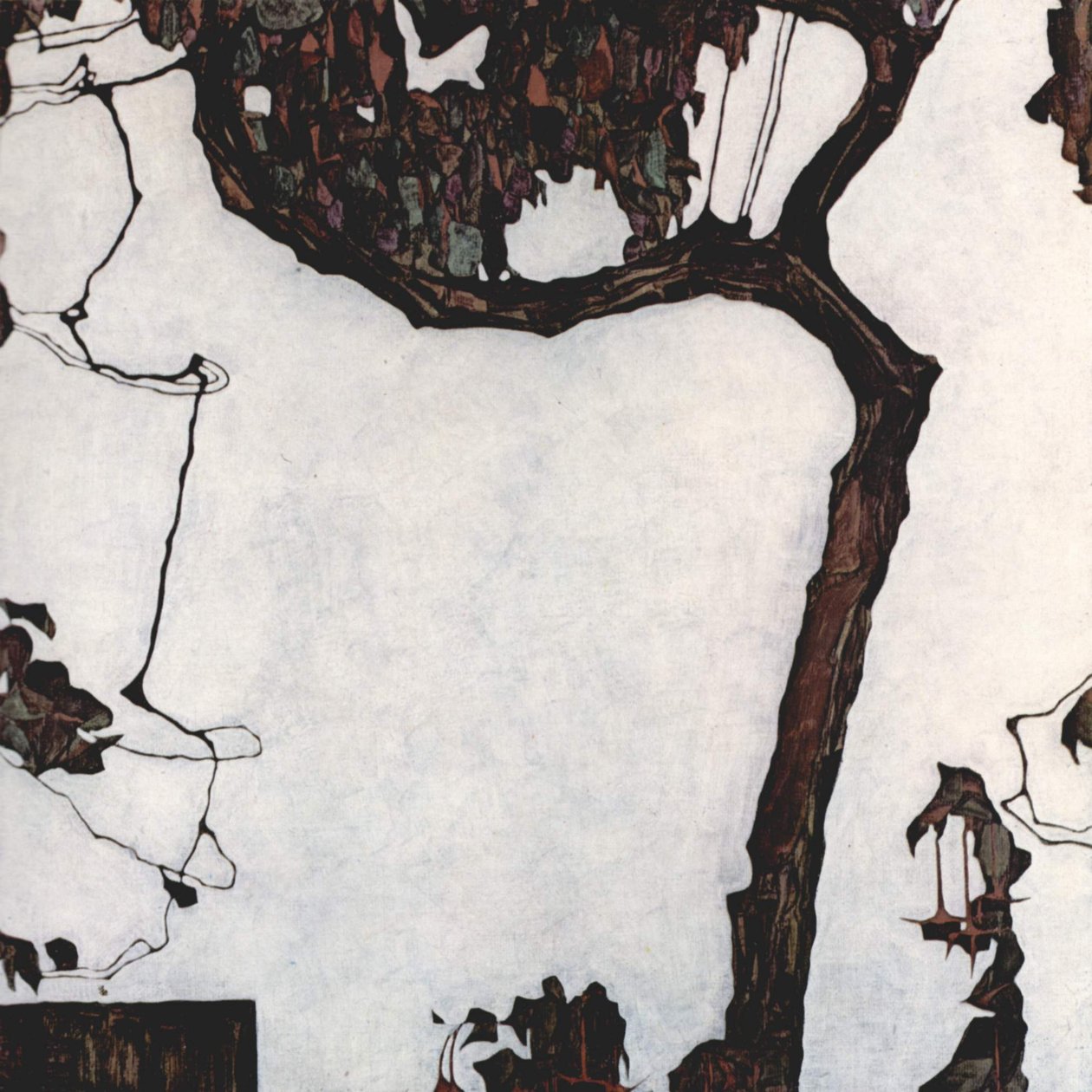 Plum Tree by Egon Schiele