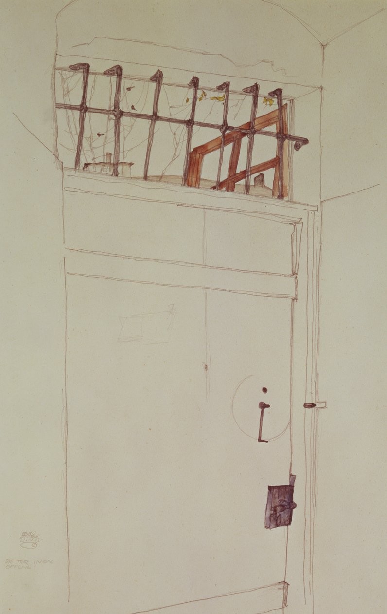 The Door into the Open by Egon Schiele