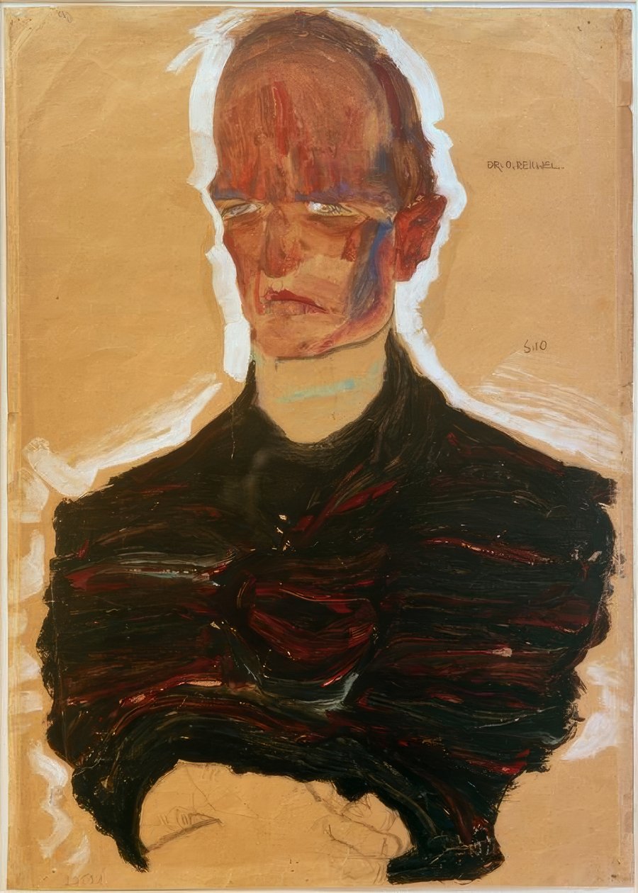 Portrait of Dr. Oskar Reichel by Egon Schiele