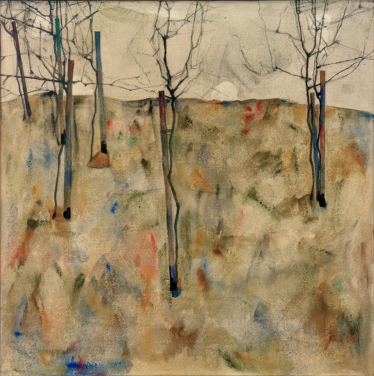 Bare Trees by Egon Schiele